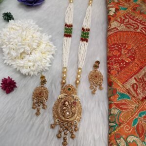 Rajwadi Necklace – Hydro & Jaco Beads Copper Rajwadi Necklace SCARLN127A