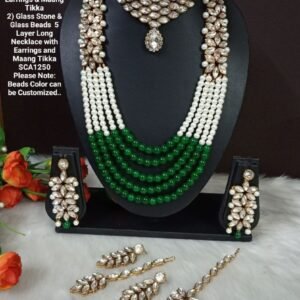 Glass Stone / Beads Necklace
