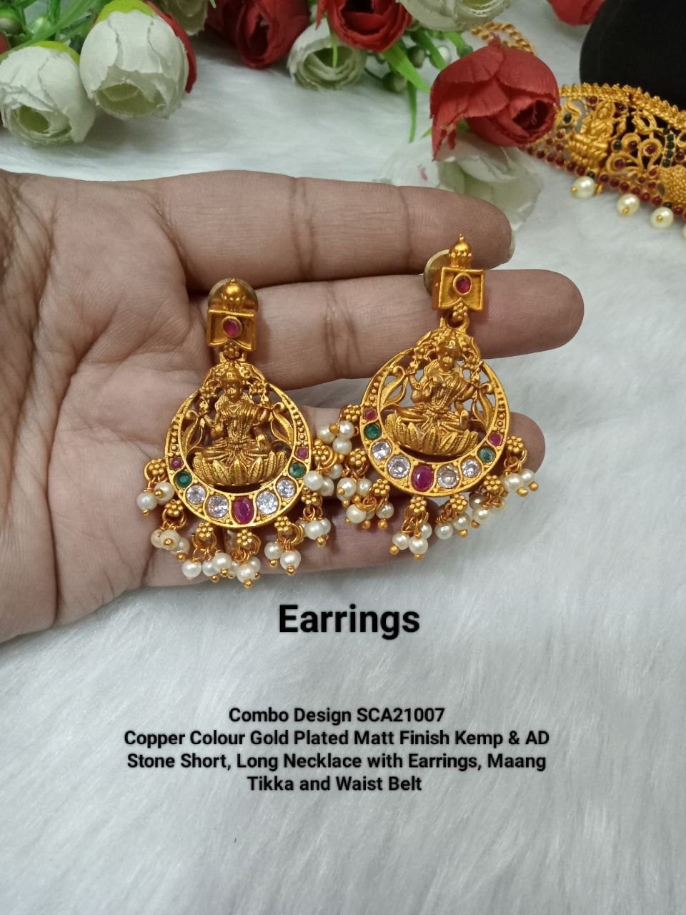 Beautiful Multi Color Kundan Meenakari Earrings For Girls/Women (MKE1625)  at Rs 192/pair in Jaipur