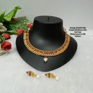 Shivay Creative Arts Copper Gold Plated Necklace (SCA4315503)