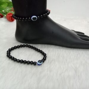 Payal- Black Beads Evil eye Payal (SCA191501)