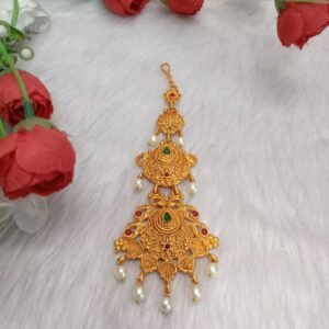 Shivay Creative Arts Premium Quality Temple Jwelery MaangTikka (SCA3194001)