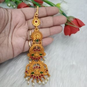 Shivay Creative Arts Premium Quality Temple Jwelery MaangTikka (SCA304001)