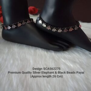 Shivay Creative Arts Premium Quality Silver Oxidized Payal (SCA562275)