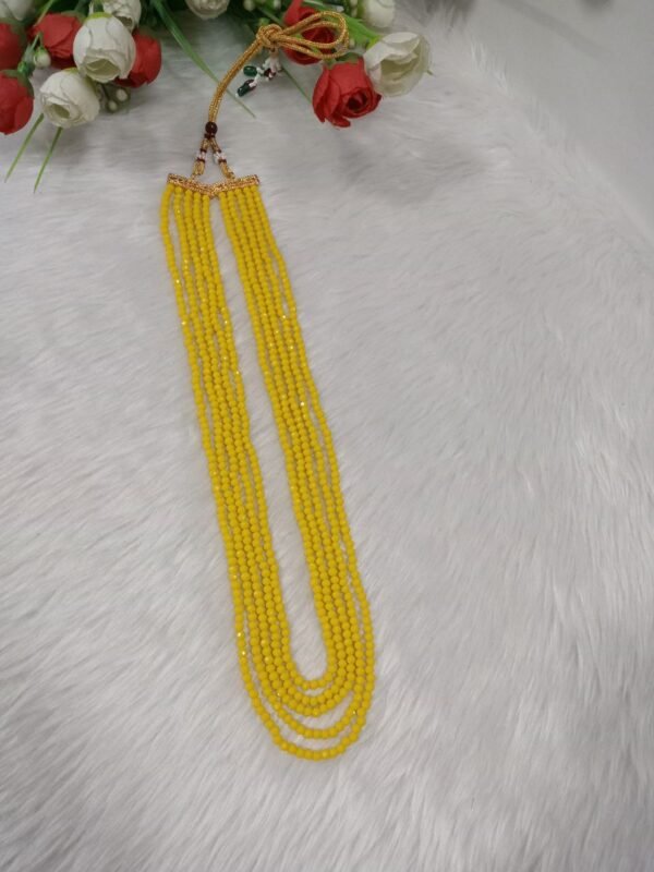 Shivay Creative Arts Premium Quality Crystal 5 Layer long Mala (SCA362400) - Image 6