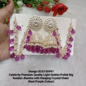 Celebrity Choice Ear Chain Jhumka by Shivay Creative Arts @Rs 699/-
