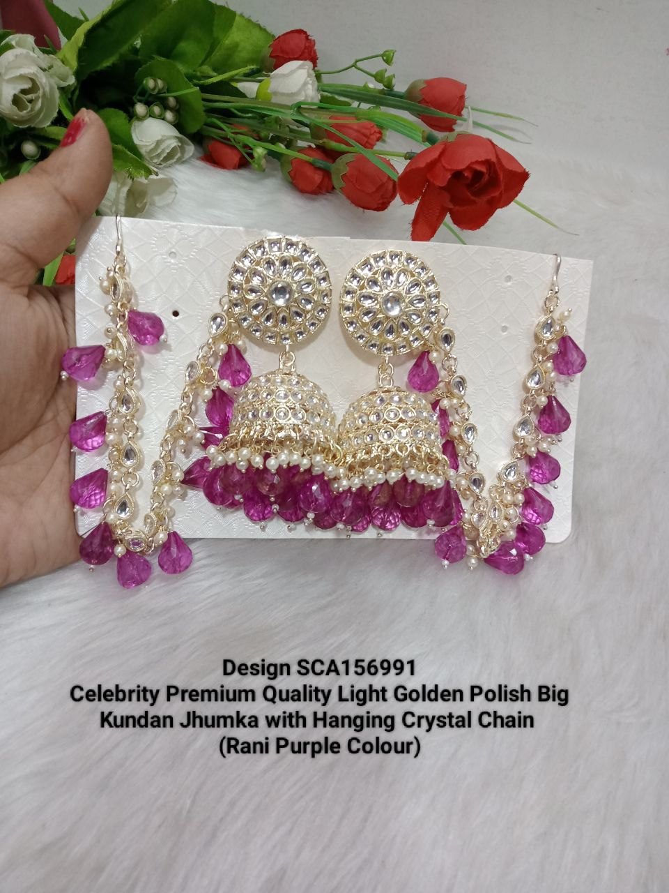 Violet grey flower earrings, Purple jewelry set, Floral necklace, Lavender  bride - Shop Kamael Shine Earrings & Clip-ons - Pinkoi