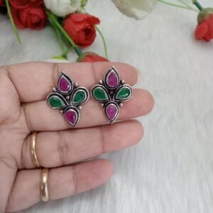 Studs - German Silver-Plated Small AD Studs SCA2252