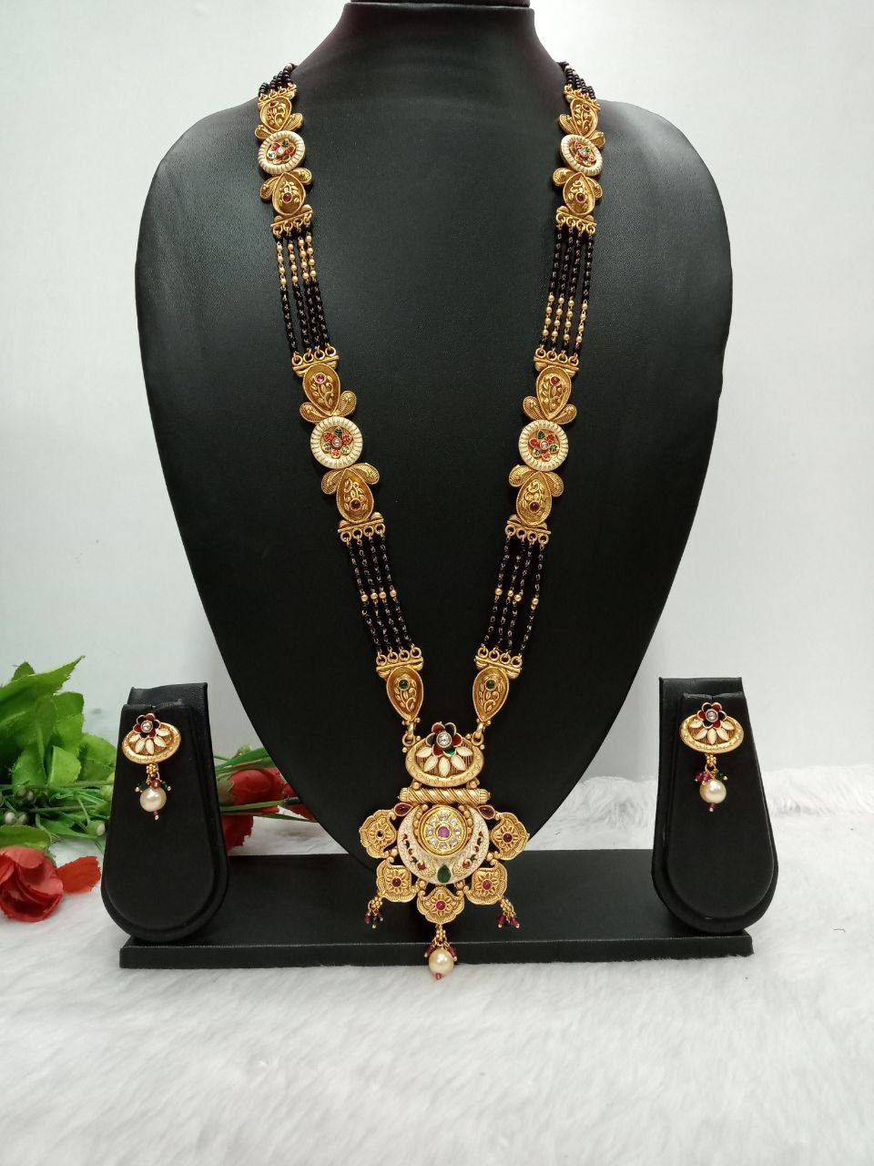 Traditional Rajwadi Copper Mangalsutra by Shivay Creative Arts - Sunder ...