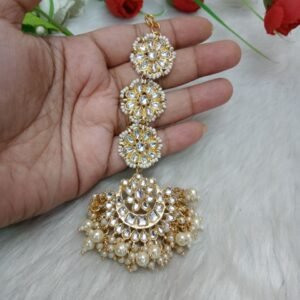 Maang Tikka -  Light Golden Polish Celebrity Choice Maang Tikka SCA30043