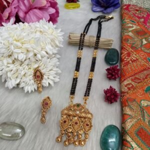 Mangalsutra – Gold Plated Copper Brass Rajwadi Polish Mangalsutra