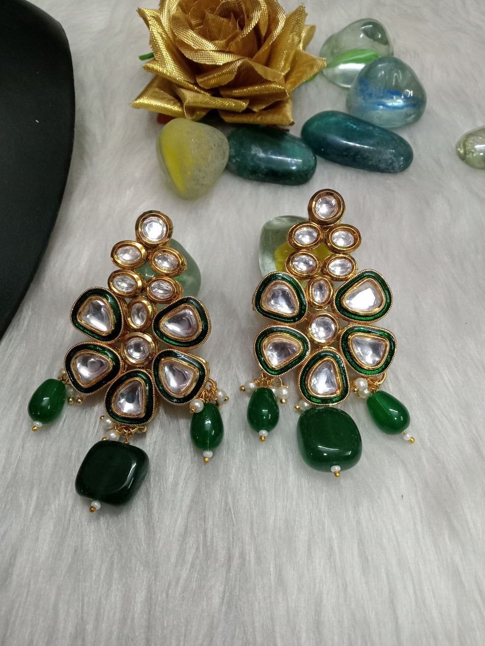 Kundan earrings