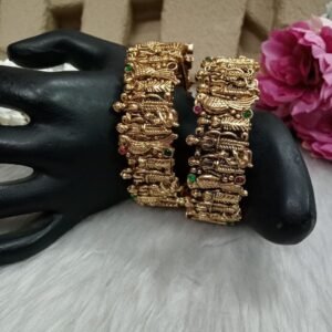 Rajwadi Kada - Rajwadi Polish Copper Ram Darbar Openable Kada