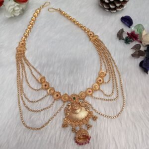 Rajwadi Kandora - Copper Gold Plated Rajwadi Polish Waist Belt SCARWK2