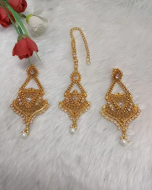 Gold Plated Maangtikka