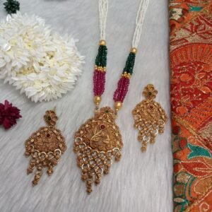 Rajwadi Necklace – Hydro & Jaco Beads Copper Rajwadi Necklace SCARLN132