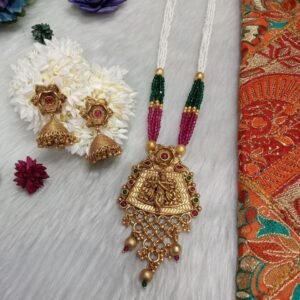 Rajwadi Necklace – Hydro & Jaco Beads Copper Rajwadi Necklace SCARLN130