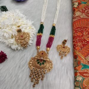 Rajwadi Necklace – Hydro & Jaco Beads Copper Rajwadi Necklace SCARLN128