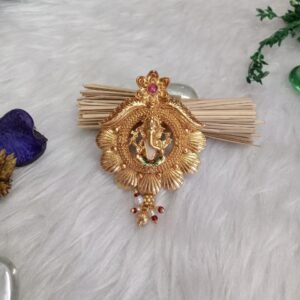 Saree Pin - Gold Plated Copper Rajwadi Saree Pin