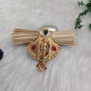 Saree Pin - Gold Plated Copper Rajwadi Saree Pin