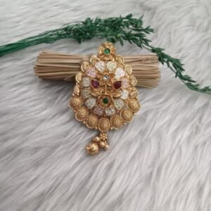 Saree Pin - Gold Plated Copper Rajwadi Saree Pin