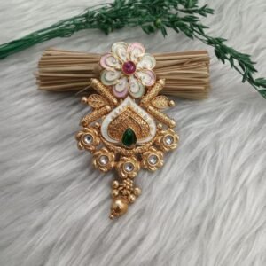 Saree Pin - Gold Plated Copper Rajwadi Saree Pin