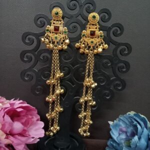 Kashmiri Earrings - Gold Plated Kashmiri Earrings