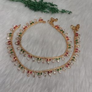 Rajwadi Payal- Copper Gold Plated Rajwadi Payal