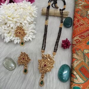 Rajwadi Short Mangalsutra
