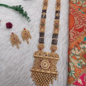 5 Line Rajwadi Mangalsutra