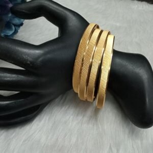 Gold Bangle - Gold Plated Brass Hand Crafted Bangle