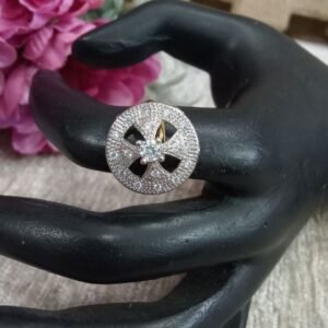AD Rings - Gold Polish AD Small Size Adjustable Ring SCAADR16
