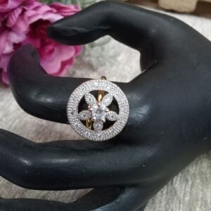 AD Rings - Gold Polish AD Small Size Adjustable Ring SCAADR20