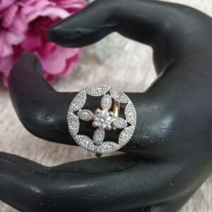 AD Rings - Gold Polish AD Small Size Adjustable Ring SCAADR19