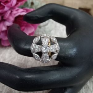 AD Rings - Gold Polish AD Small Size Adjustable Ring SCAADR22