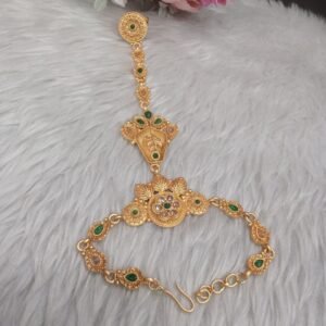 Hathfool - Gold Plated Copper Rajwadi Hathfool for Single Hand SCARHF8